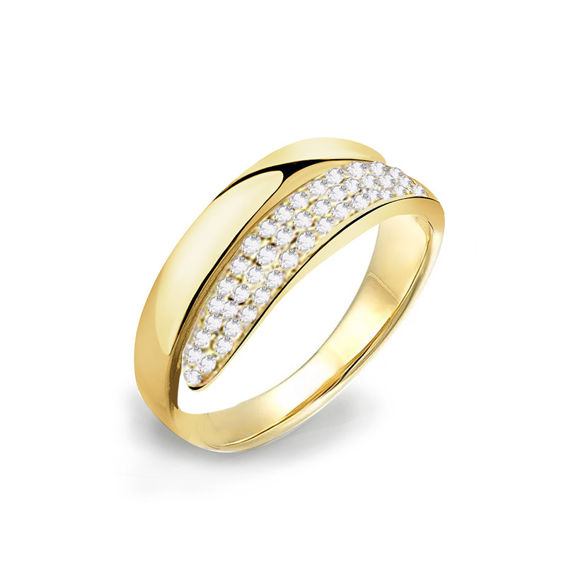 ANELLO APERTO REGOLABILE CON ZIRCONE - AGS2568C161 ANELLO APERTO REGOLABILE CON ZIRCONE - AGS2568C161