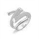 ANELLO APERTO REGOLABILE CON ZIRCONE - AGS2568C162 ANELLO APERTO REGOLABILE CON ZIRCONE - AGS2568C162