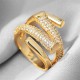 ANELLO APERTO REGOLABILE CON ZIRCONE - AGS2568C162