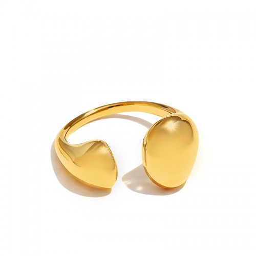 ANELLO APERTO REGOLABILE BOMBATO ASIMMETRICO - JN2548C212