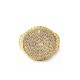 ANELLO CHEVALIER REGOLABILE CON PAVÉ DI ZIRCONI - JN26128C726