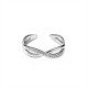 ANELLO REGOLABILE INCROCIATO CON ZIRCONI - JN2660D010