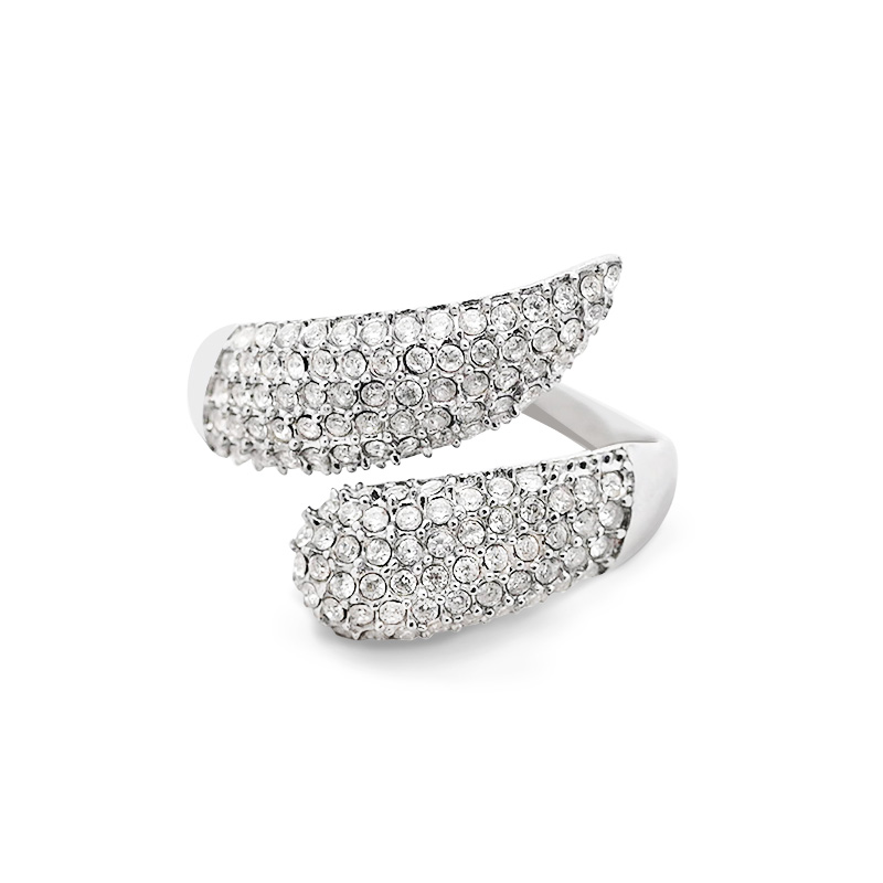 ANELLO APERTO REGOLABILE CON PAVÉ DI ZIRCONI - MY251288B445 ANELLO APERTO REGOLABILE CON PAVÉ DI ZIRCONI - MY251288B445