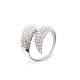 ANELLO APERTO REGOLABILE CON PAVÉ DI ZIRCONI - MY251288B445 ANELLO APERTO REGOLABILE CON PAVÉ DI ZIRCONI - MY251288B445