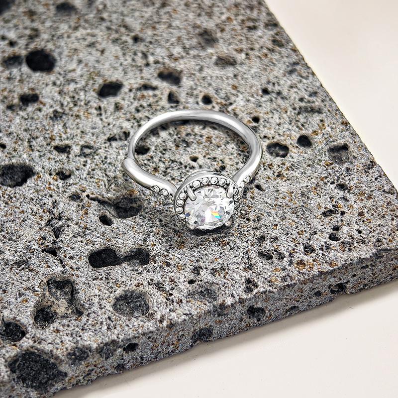 ANELLO DI FIDANZAMENTO REGOLABILE CON ZIRCONE - MY2556B