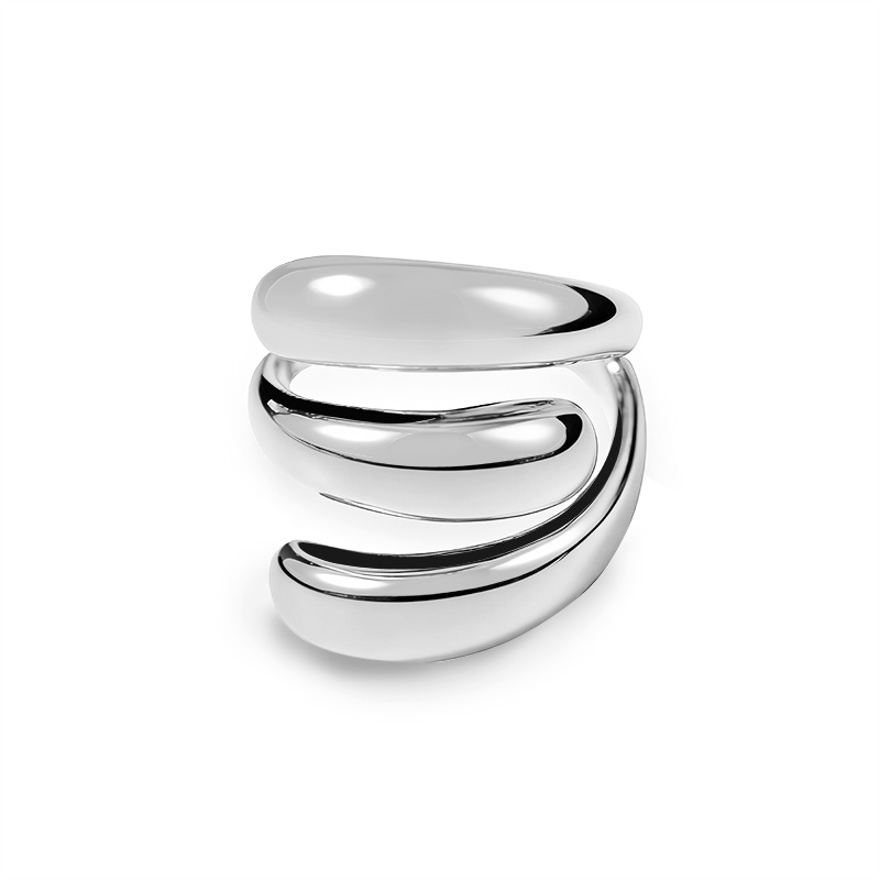 ANELLO APERTO REGOLABILE A TRE LIVELLI BOMBATI - MY25584C352