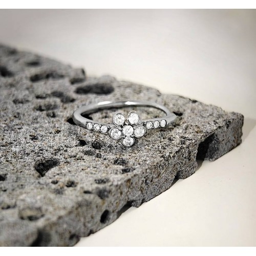 ANELLO DI FIDANZAMENTO REGOLABILE CON ZIRCONE - MY2560B442