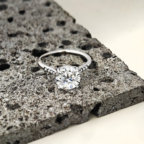 ANELLO DI FIDANZAMENTO REGOLABILE CON ZIRCONE - MY25656B443