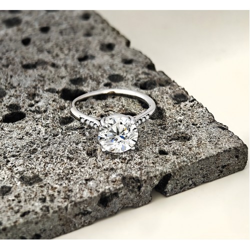 ANELLO DI FIDANZAMENTO REGOLABILE CON ZIRCONE - MY25656B443