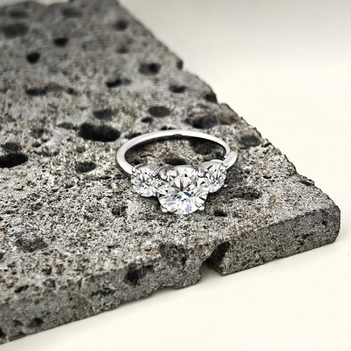 ANELLO DI FIDANZAMENTO REGOLABILE CON ZIRCONE - MY2568B444