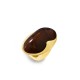 GRANDE ANELLO ELASTICO OVALE CON PIETRA IN RESINA - NY24100B878 GRANDE ANELLO ELASTICO OVALE CON PIETRA IN RESINA - NY24100B878