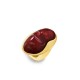 GRANDE ANELLO ELASTICO OVALE CON PIETRA IN RESINA - NY24100B878 GRANDE ANELLO ELASTICO OVALE CON PIETRA IN RESINA - NY24100B878