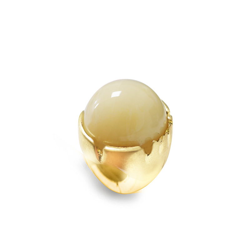 GRANDE ANELLO ELASTICO TONDO CON PIETRA IN RESINA - NY24100B879 GRANDE ANELLO ELASTICO TONDO CON PIETRA IN RESINA - NY24100B879