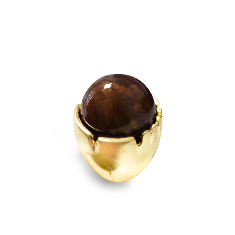 GRANDE ANELLO ELASTICO TONDO CON PIETRA IN RESINA - NY24100B879 GRANDE ANELLO ELASTICO TONDO CON PIETRA IN RESINA - NY24100B879