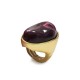 GRANDE ANELLO ELASTICO OVALE CON PIETRA IN RESINA - NY24100B884