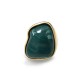 GRANDE ANELLO ELASTICO IRREGOLARE CON PIETRA IN RESINA - NY24100B889