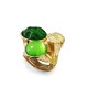 GRANDE ANELLO ELASTICO TRIS CON PIETRA IN RESINA - NY24108B893