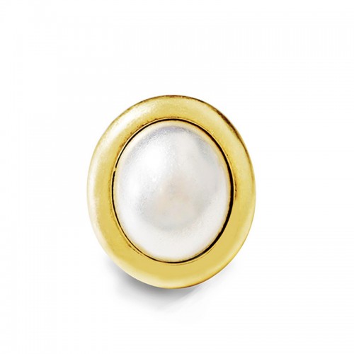 GRANDE ANELLO ELASTICO OVALE BOMBATO - NY24108B899