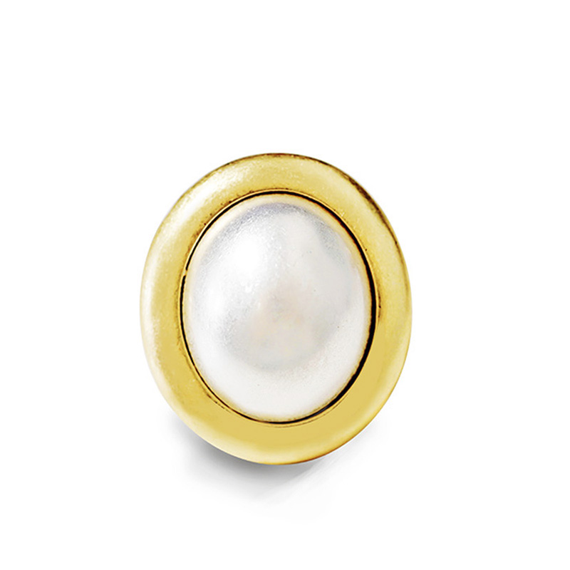 GRANDE ANELLO ELASTICO OVALE BOMBATO - NY24108B899