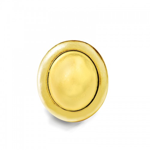 GRANDE ANELLO ELASTICO OVALE BOMBATO - NY24108B899