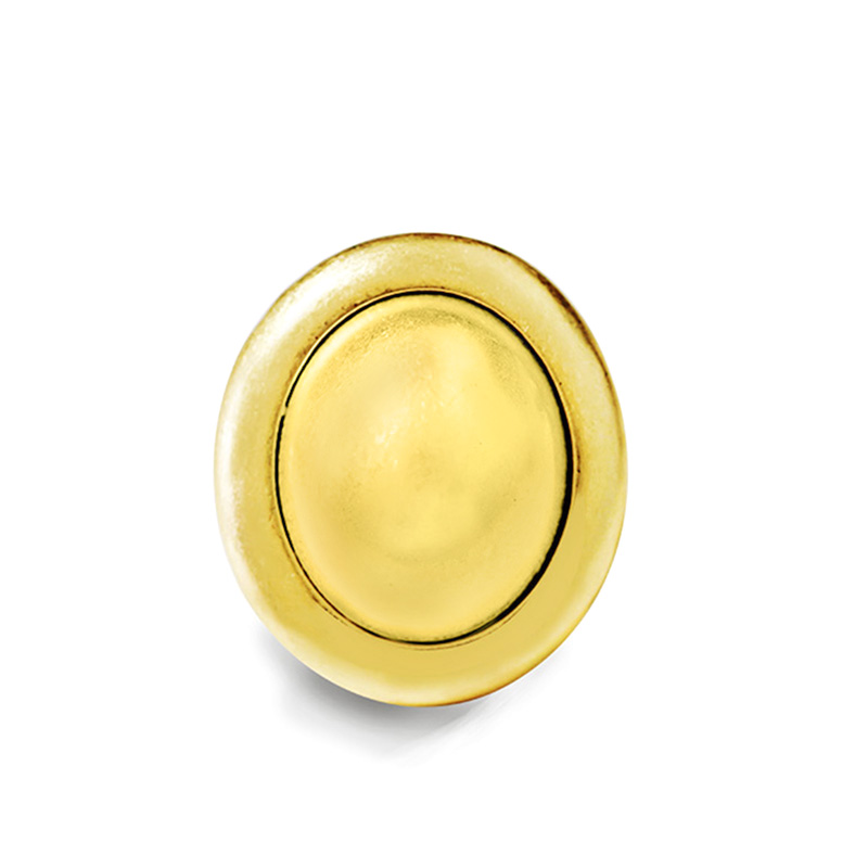 GRANDE ANELLO ELASTICO OVALE BOMBATO - NY24108B899