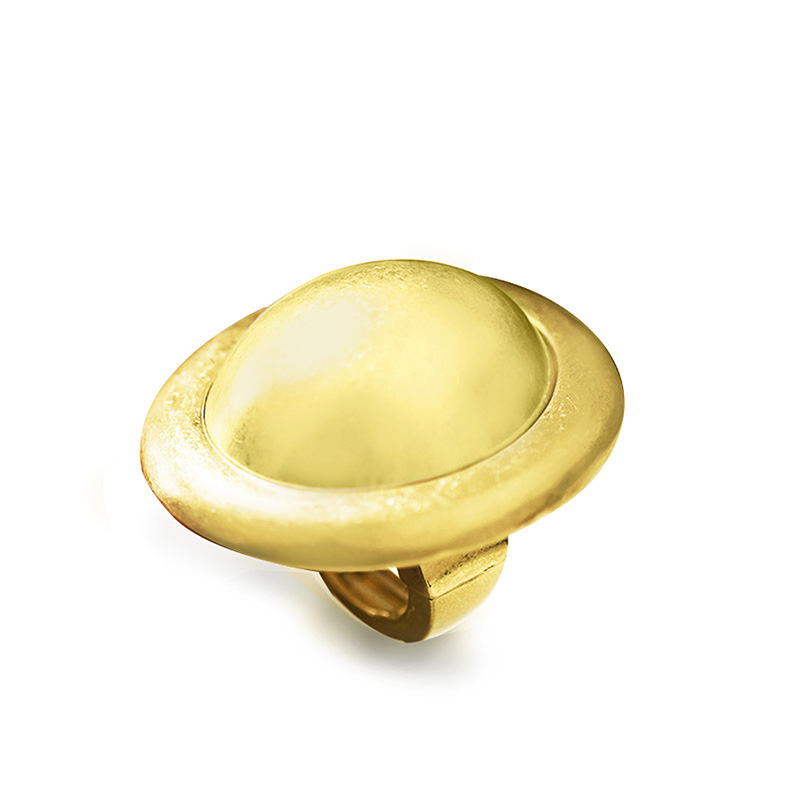 GRANDE ANELLO ELASTICO OVALE BOMBATO - NY24108B899
