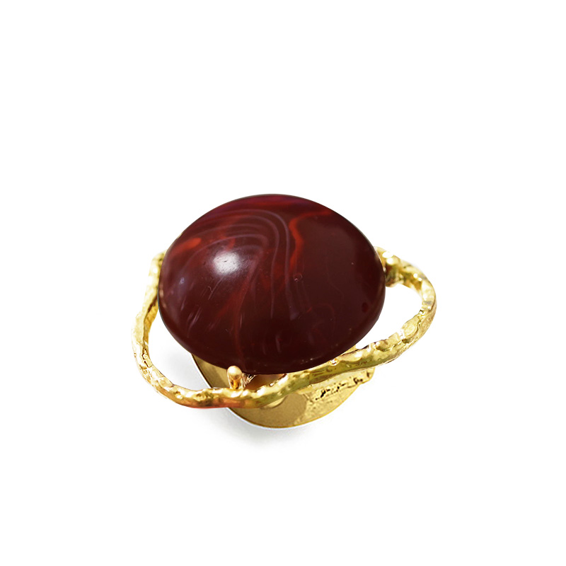 GRANDE ANELLO ELASTICO IRREGOLARE CON PIETRA IN RESINA - NY2492B886 GRANDE ANELLO ELASTICO IRREGOLARE CON PIETRA IN RESINA - NY2492B886