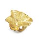 GRANDE ANELLO ELASTICO FOGLIA RUGOSA - NY2492B895