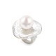 GRANDE ANELLO ELASTICO DISCO CON PERLA - NY2496B901 GRANDE ANELLO ELASTICO DISCO CON PERLA - NY2496B901