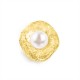 GRANDE ANELLO ELASTICO DISCO CON PERLA - NY2496B901 GRANDE ANELLO ELASTICO DISCO CON PERLA - NY2496B901