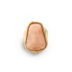 GRANDE ANELLO ELASTICO A TRAPEZIO CON PIETRA IN RESINA - NY25100C571