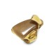 GRANDE ANELLO ELASTICO SCULTOREO CON PIETRA IN RESINA - NY25100C575
