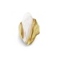 GRANDE ANELLO ELASTICO A MANDORLA CON PIETRA IN RESINA - NY25100C577