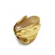GRANDE ANELLO ELASTICO A MANDORLA CON PIETRA IN RESINA - NY25100C577