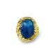 GRANDE ANELLO ELASTICO OVALE CON PIETRA IN RESINA - NY25100C578