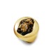 GRANDE ANELLO ELASTICO TONDO CON PIETRA IN RESINA - NY25100C579