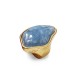 GRANDE ANELLO ELASTICO IRREGOLARE CON PIETRA IN RESINA - NY25100C581