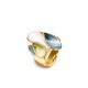ANELLO ELASTICO SMALTATO CON LINEA SINUOSA - SW25448B104 ANELLO ELASTICO SMALTATO CON LINEA SINUOSA - SW25448B104