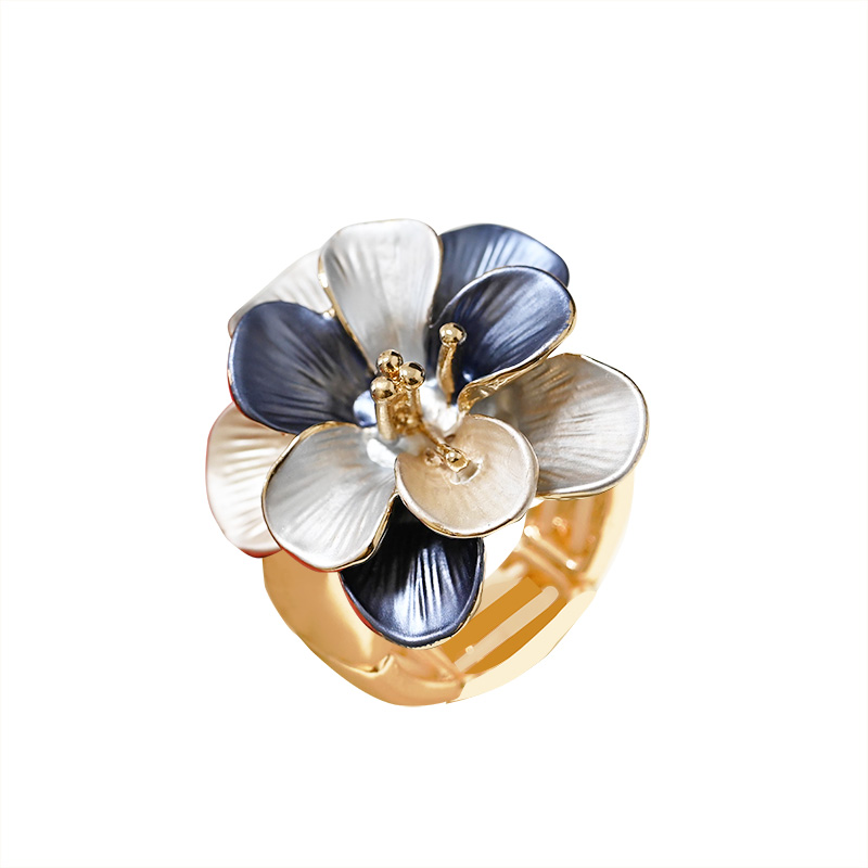 ANELLO ELASTICO FIORE SMALTATO - SW25448B106 ANELLO ELASTICO FIORE SMALTATO - SW25448B106