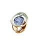ANELLO ELASTICO TONDO IRREGOLARE SMALTATO CON STRASS - SW25448B108 ANELLO ELASTICO TONDO IRREGOLARE SMALTATO CON STRASS - SW25448B108