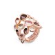 ANELLO ELASTICO CON BOLLICINE SMALTATE IRREGOLARI - SW25448B115