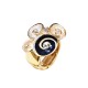 ANELLO ELASTICO QUATTRO SPIRALI SMALTATI CON STRASS - SW25448B116 ANELLO ELASTICO QUATTRO SPIRALI SMALTATI CON STRASS - SW25448B116