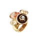 ANELLO ELASTICO QUATTRO SPIRALI SMALTATI CON STRASS - SW25448B116 ANELLO ELASTICO QUATTRO SPIRALI SMALTATI CON STRASS - SW25448B116