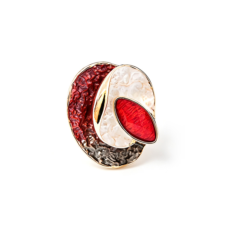 ANELLO ELASTICO SOVRAPPOSTO SMALTATO CON CRISTALLO - SW25464C483