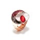 ANELLO ELASTICO SOVRAPPOSTO SMALTATO CON CRISTALLO - SW25464C483