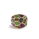 ANELLO ELASTICO CON EFFETTO MOSAICO SMALTATO - SW25464C484