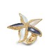 ANELLO ELASTICO CON STELLA MARINA SMALTATA - SW2648C790