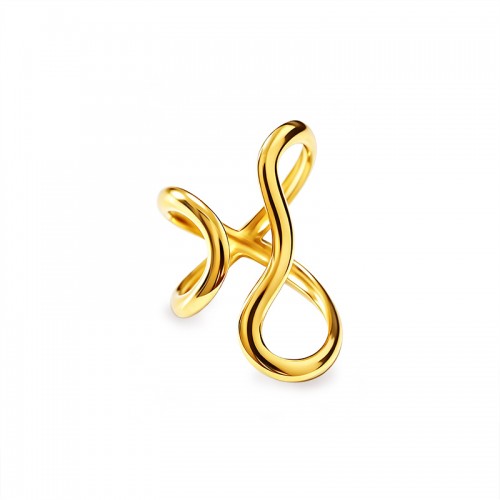 ANELLO APERTO REGOLABILE ONDA - YC25312B400