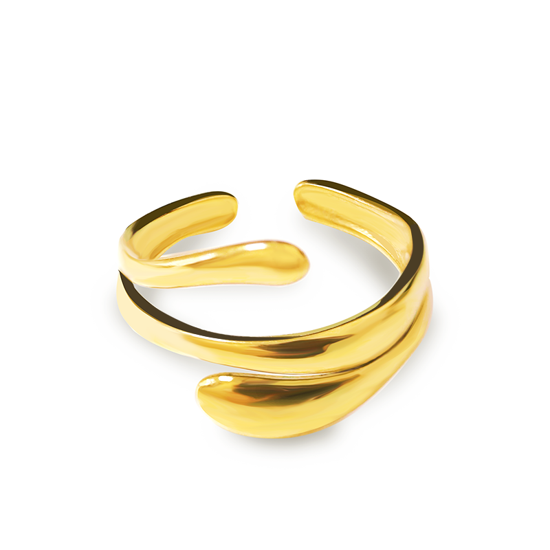 ANELLO APERTO REGOLABILE SERPENTE - YC25312B405