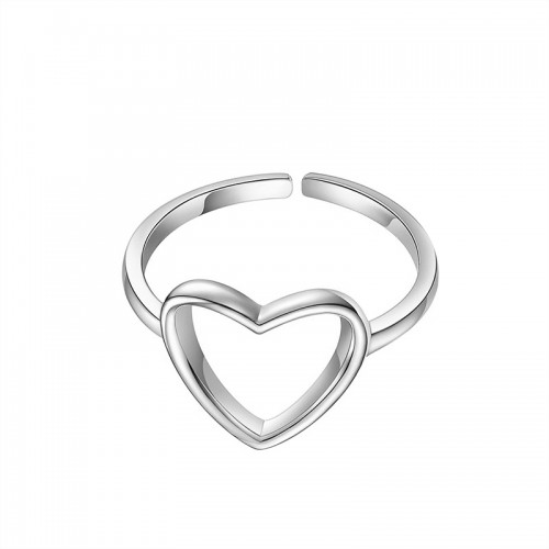 ANELLO APERTO REGOLABILE CUORE VUOTO - YC25312B416
